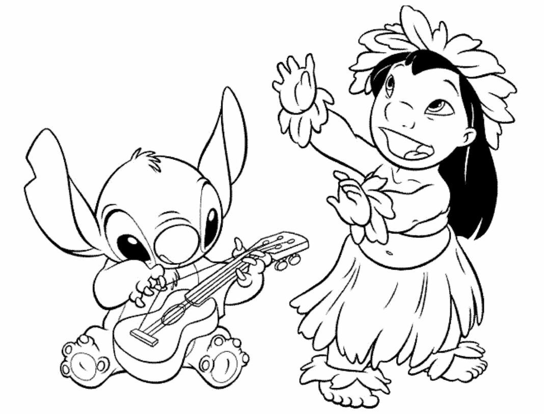 Stich kolorowanki